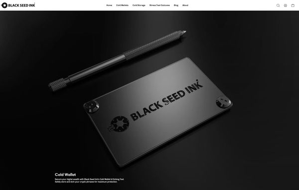 Black Seed Ink Cold Wallets Review