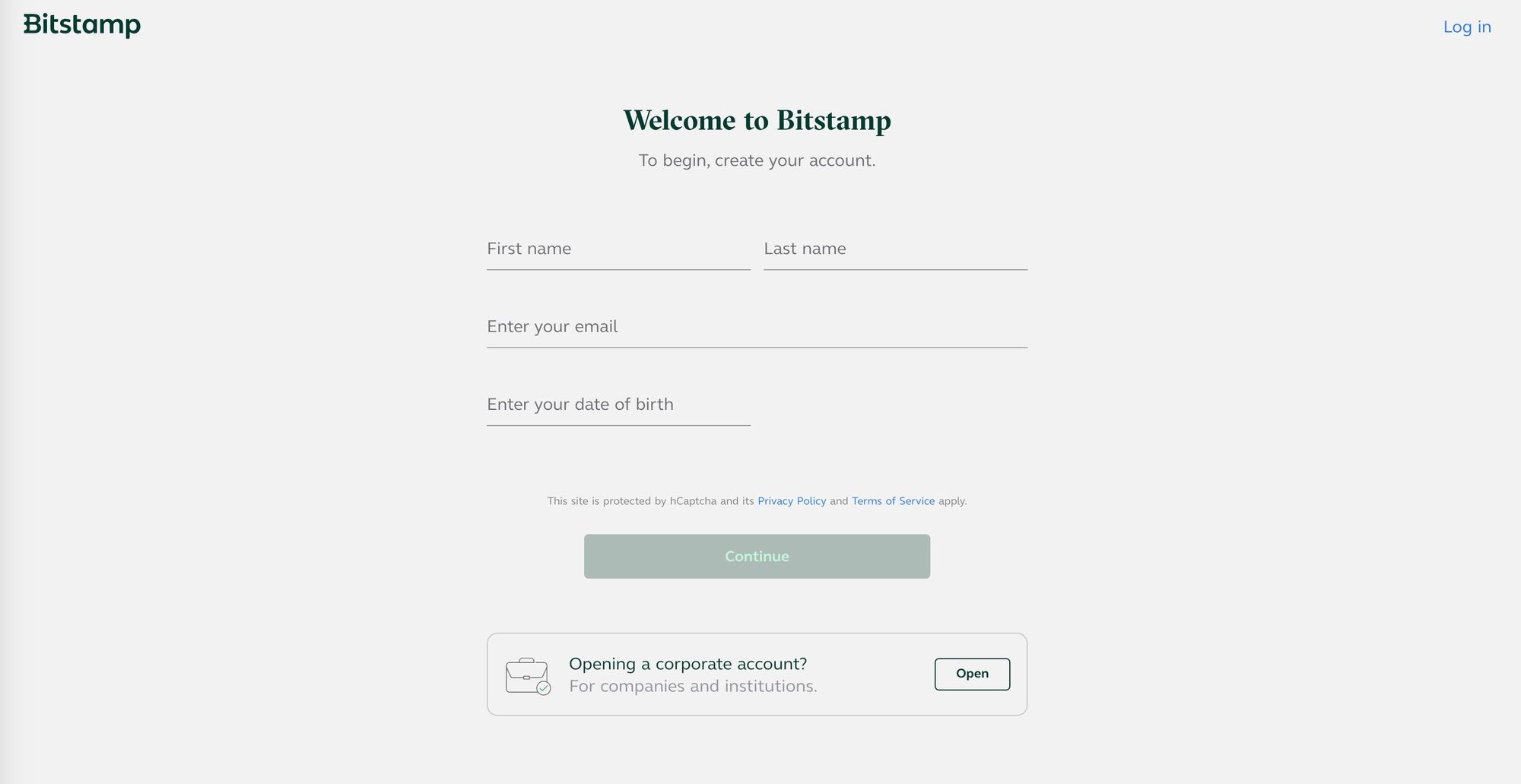 how to set up bitstamp bank account