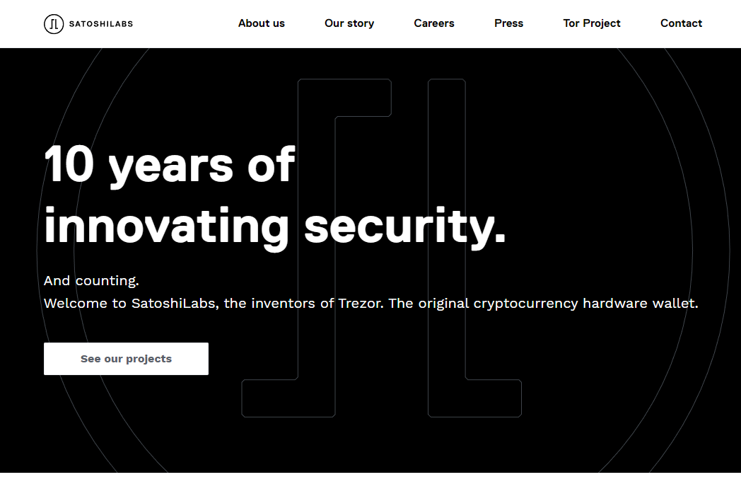 SatoshiLabs official website