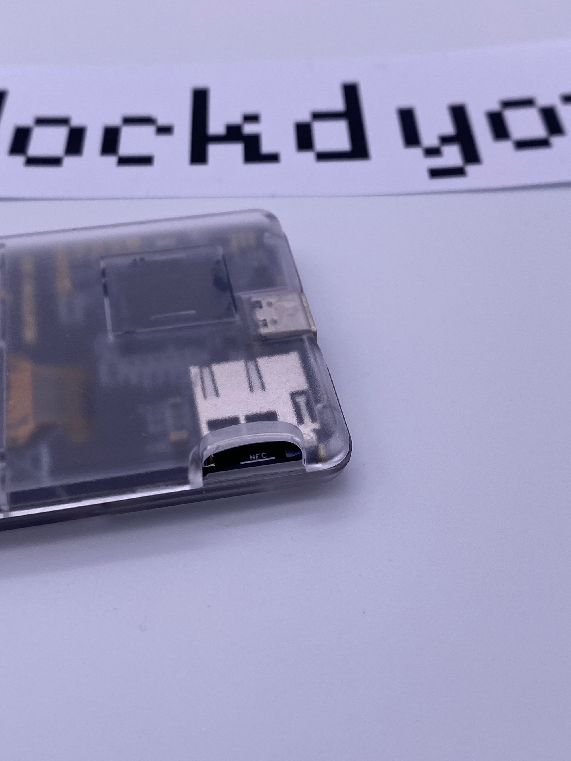 COLDCARD Mk4 Design Micro SD Port