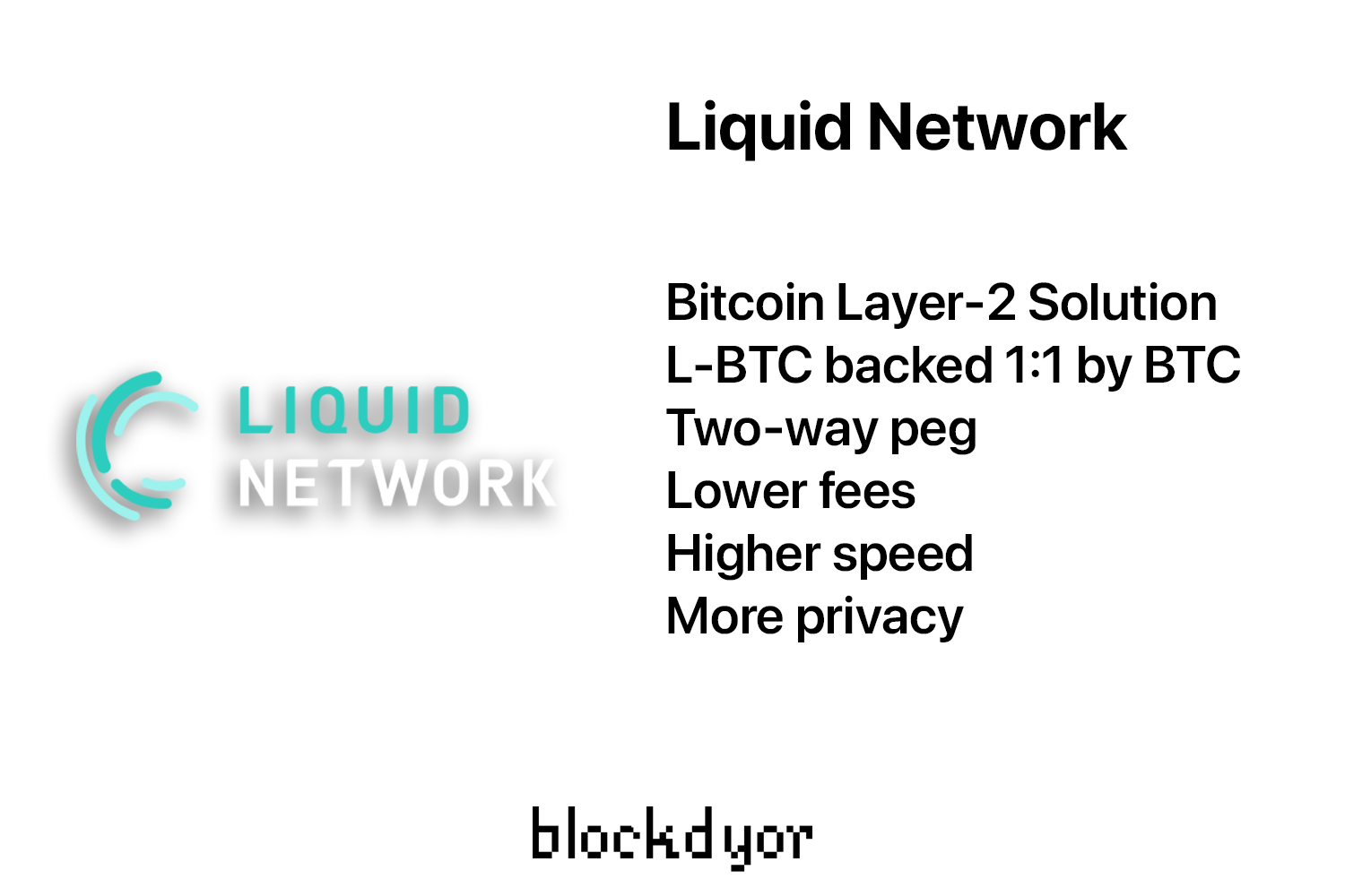 Liquid Network Overview