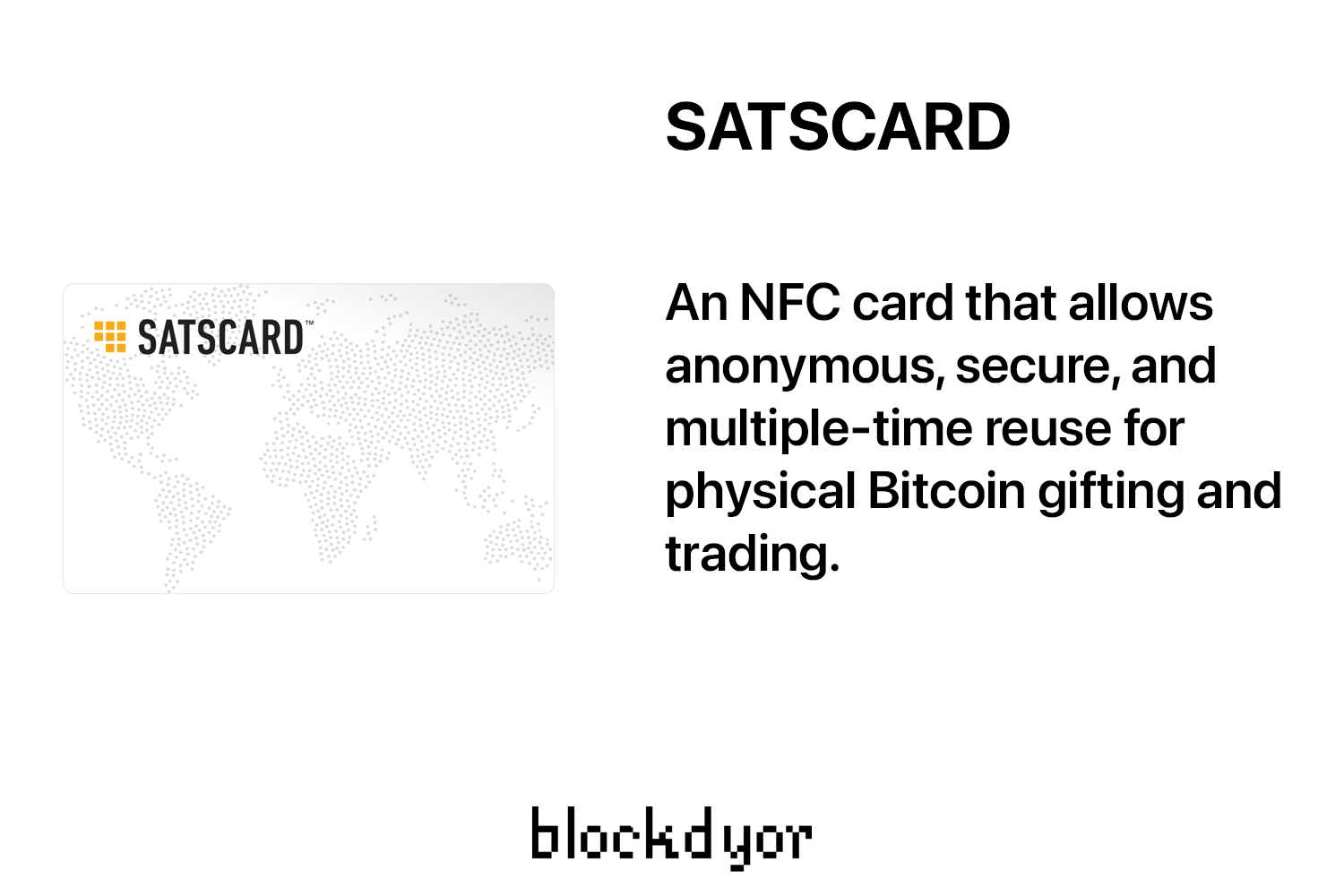 SATSCARD Overview