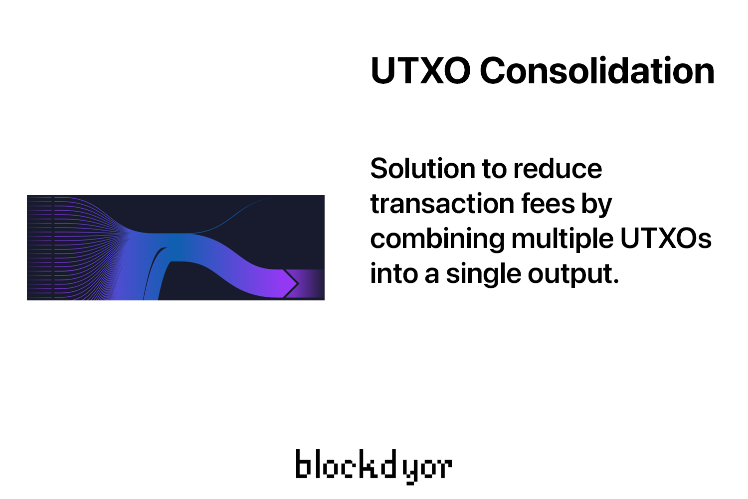 UTXO Consolidation Overview