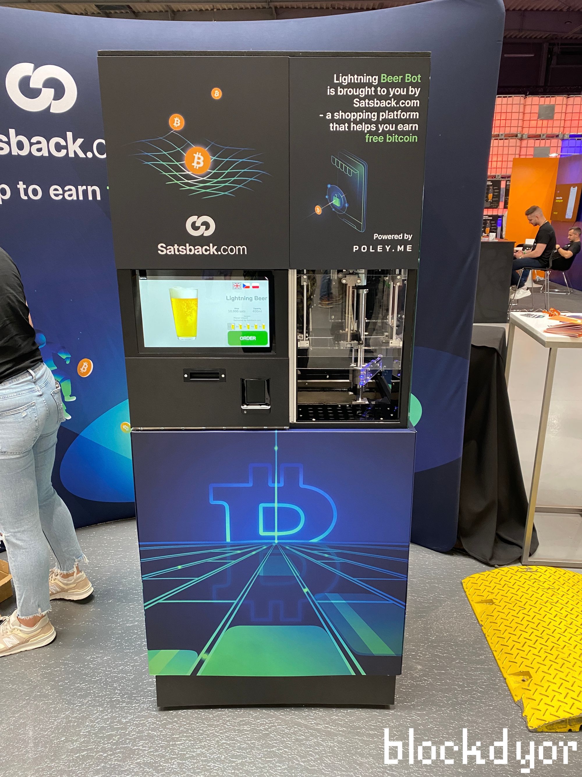 BTC Prague Satsback Booth