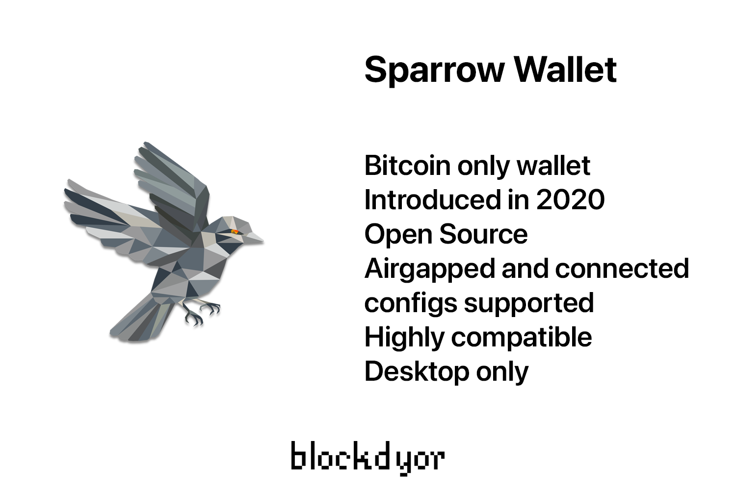 Sparrow Wallet Overview