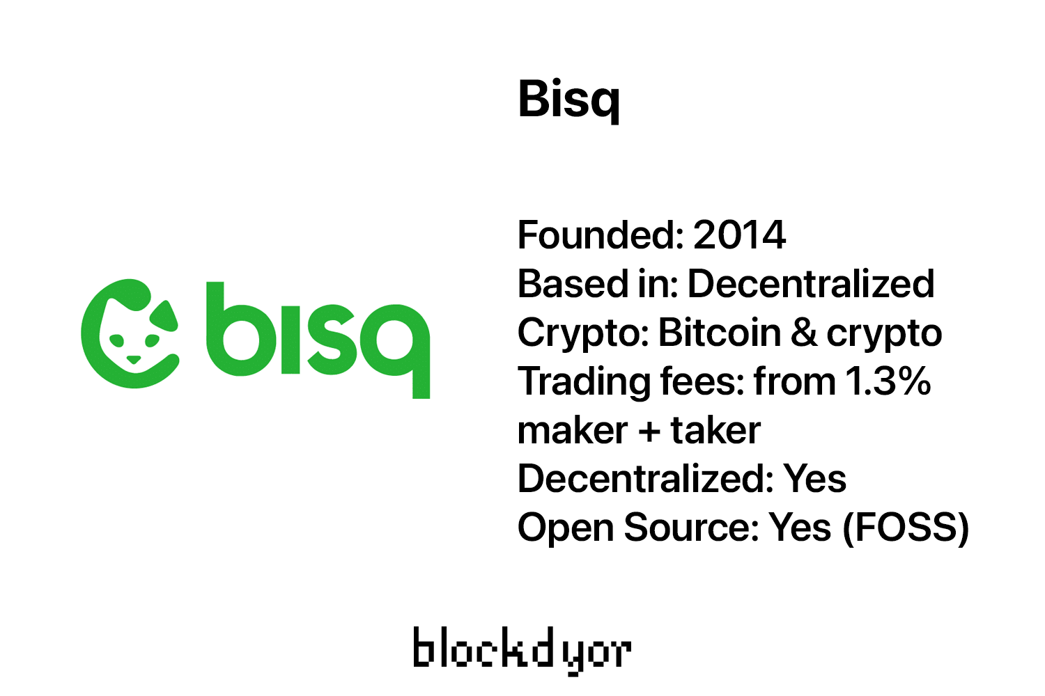 Bisq Overview