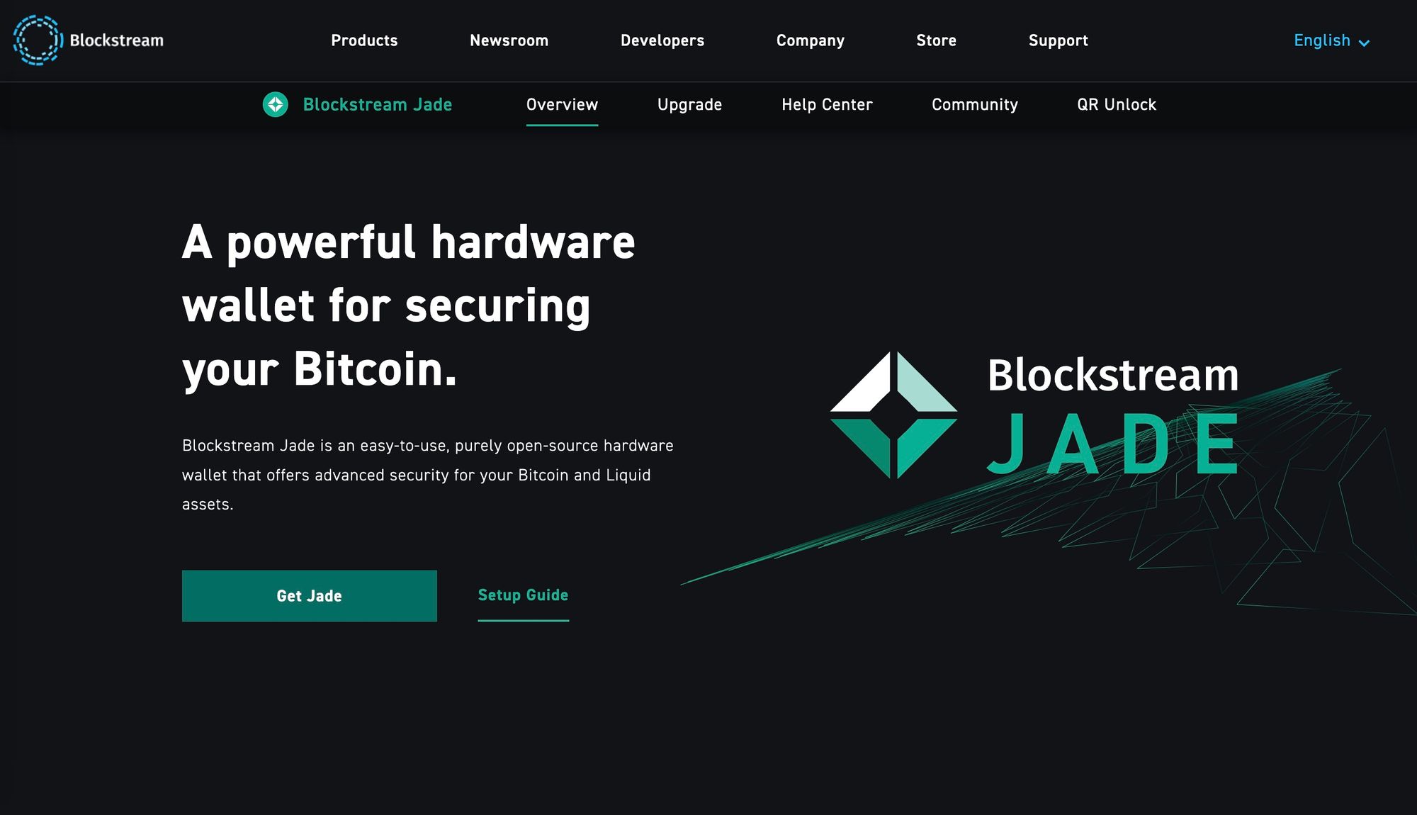 BlockStream JADE, Green Wallet