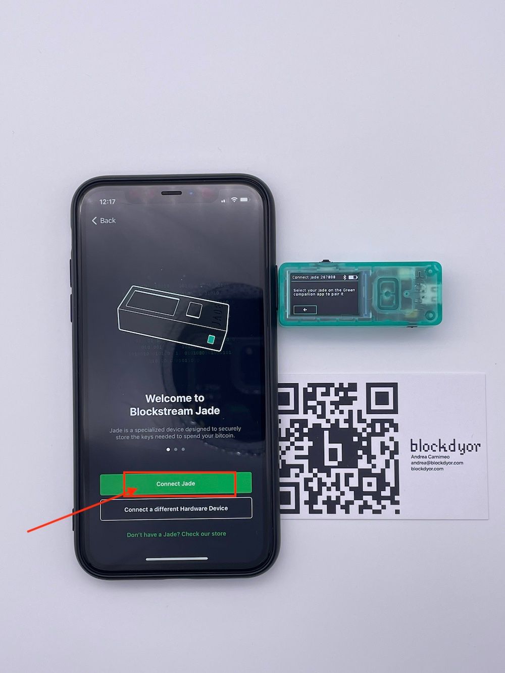 How to Set Up the Blockstream Jade Step 7