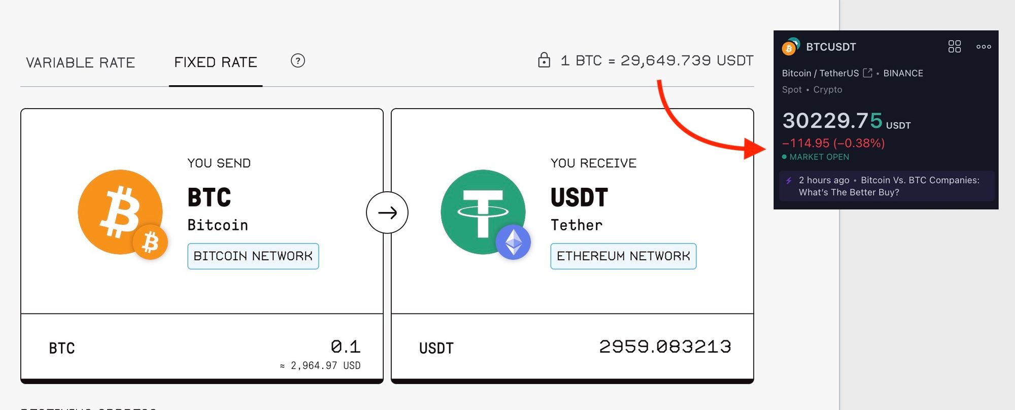 SideShift.ai Fees