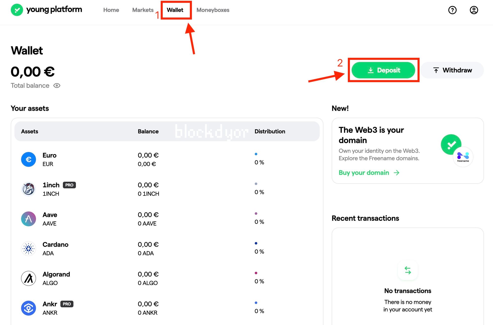 Young Platform How To Buy Bitcoin Step 1