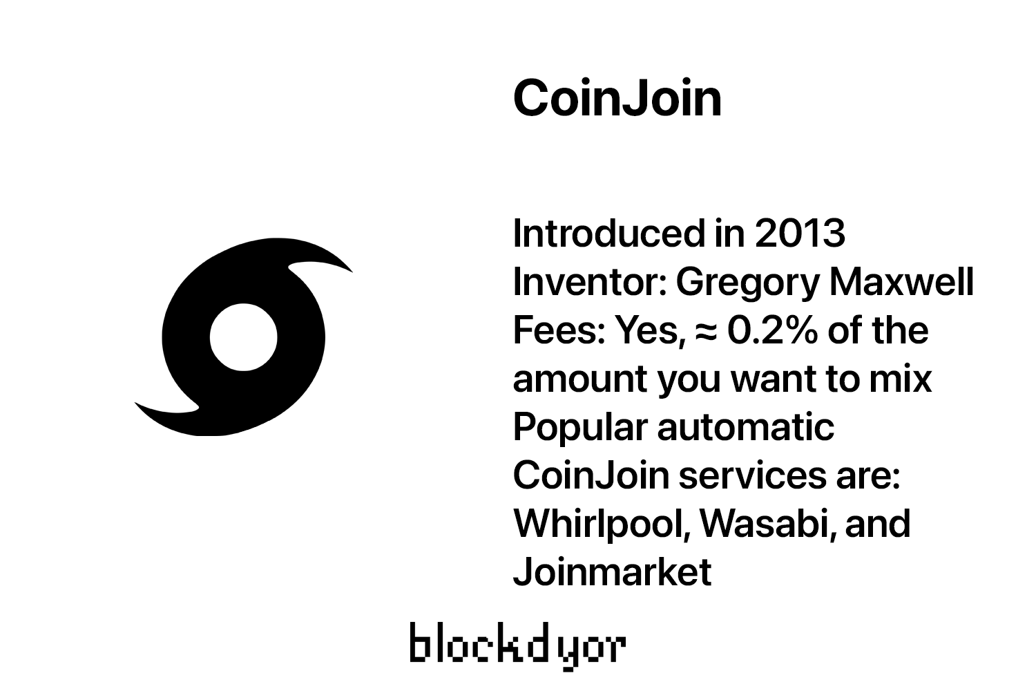 CoinJoin Overview