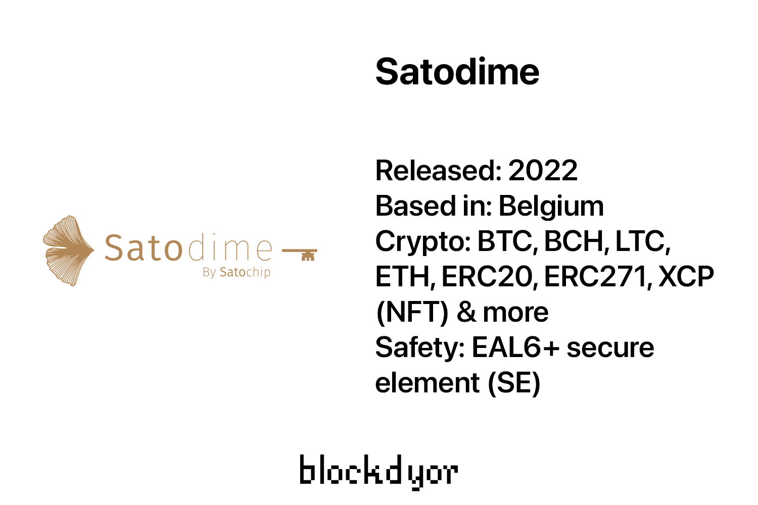 Satodime Overview