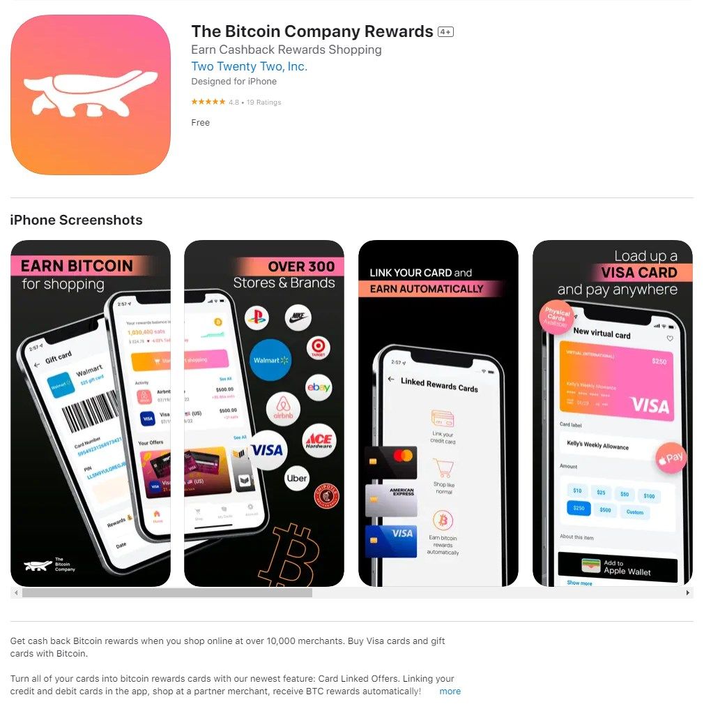 The Bitcoin Company App