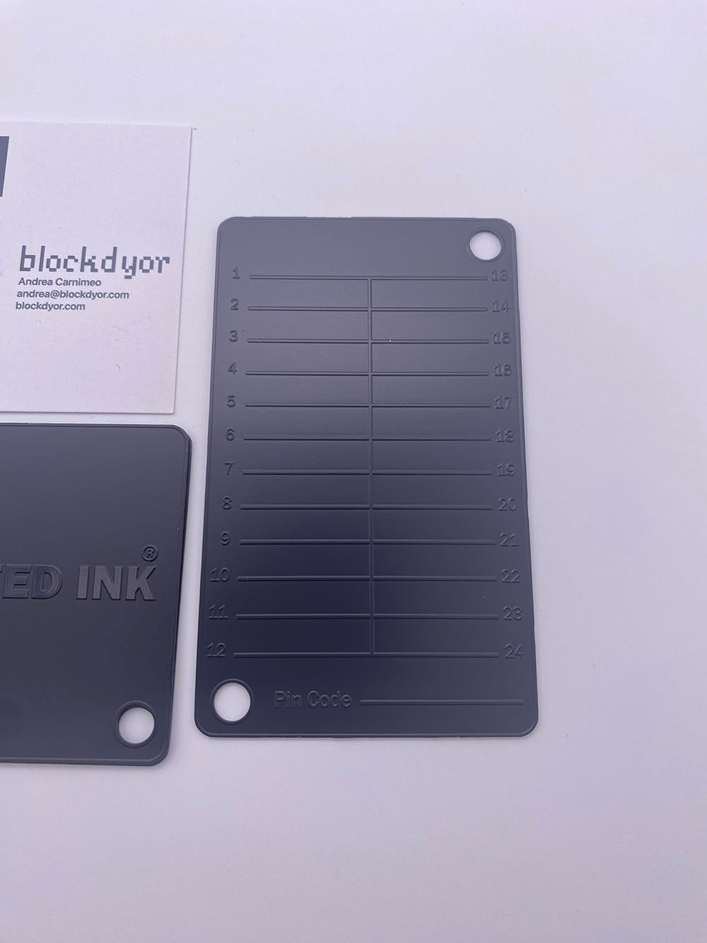 Black Seed Ink Cold Wallets Seed Plates Crypto Seed Wallet
