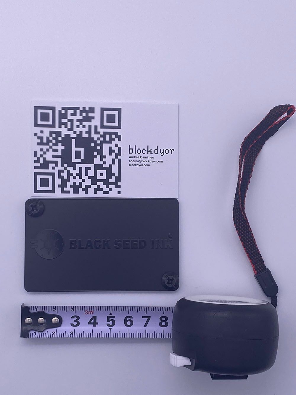 Black Seed Ink Cold Wallets Steel Plates Design 1