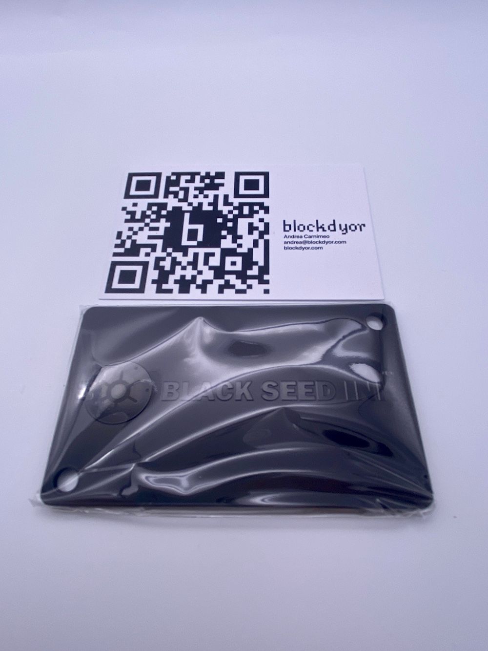 Black Seed Ink Cold Wallets Seed Plates 1
