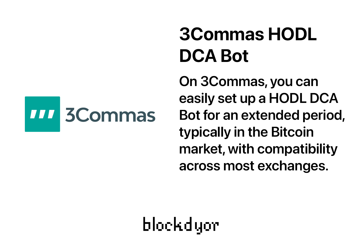 3Commas HODL DCA Bot Overview