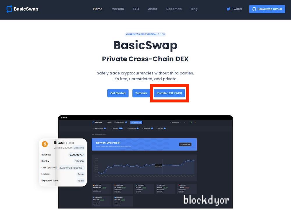 How To Get Started On BasicSwap Step 1