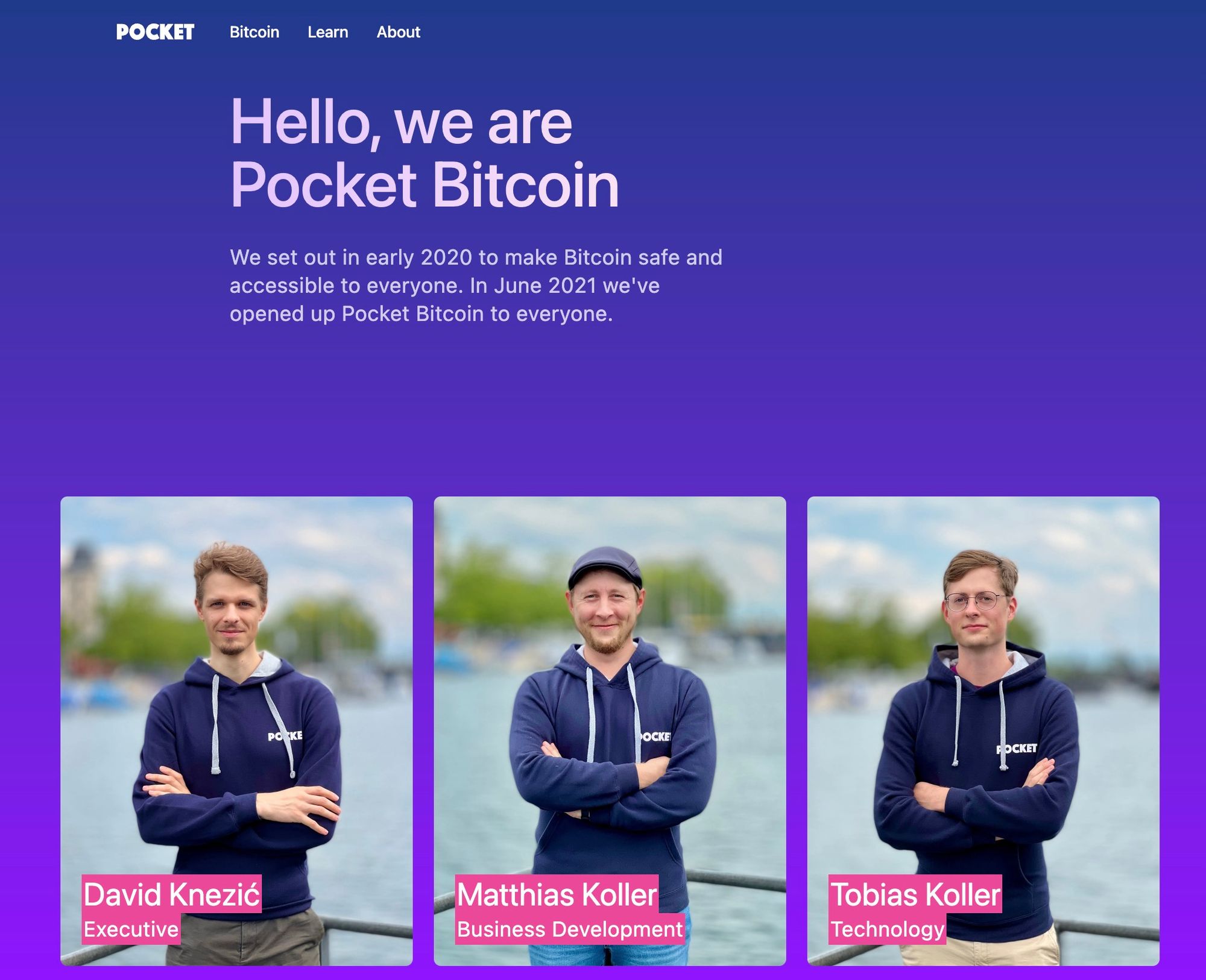 Pocket Bitcoin Team