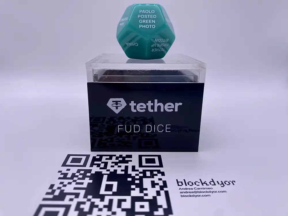 Tether FUD Dice Cypherpunk Store