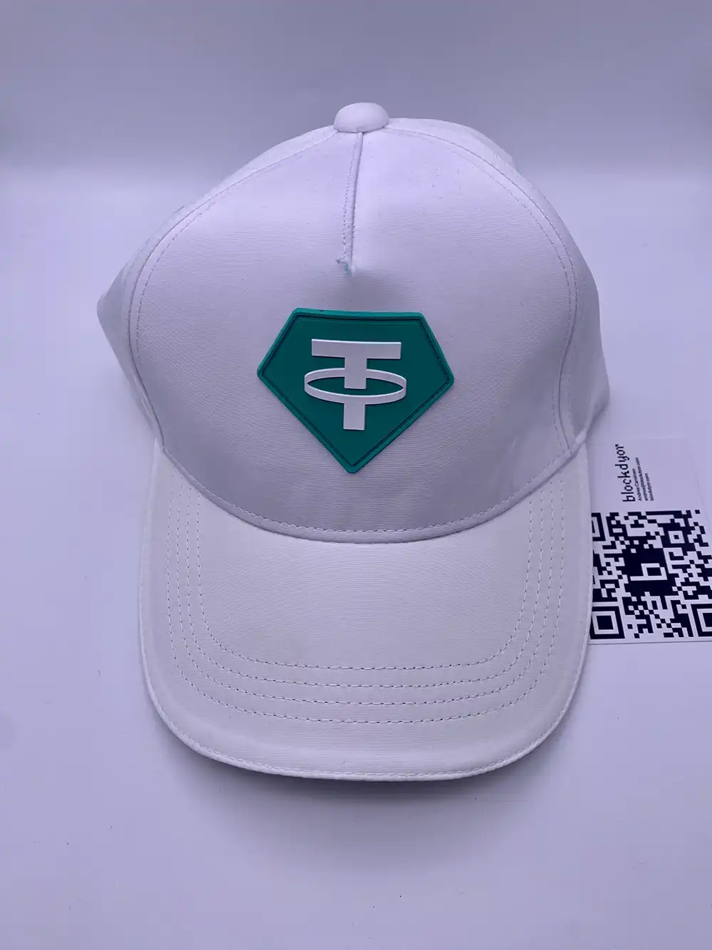 Tether Hat White Cypherpunk Store Front