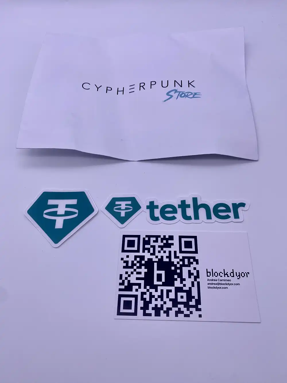 Tether Stickers Cypherpunk Store