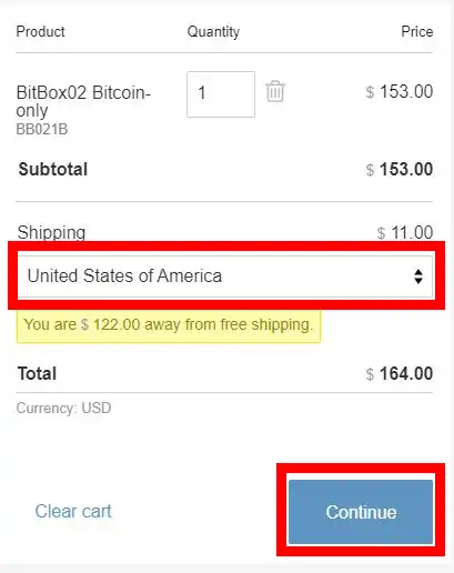 How To Buy The BitBox02 Step 3