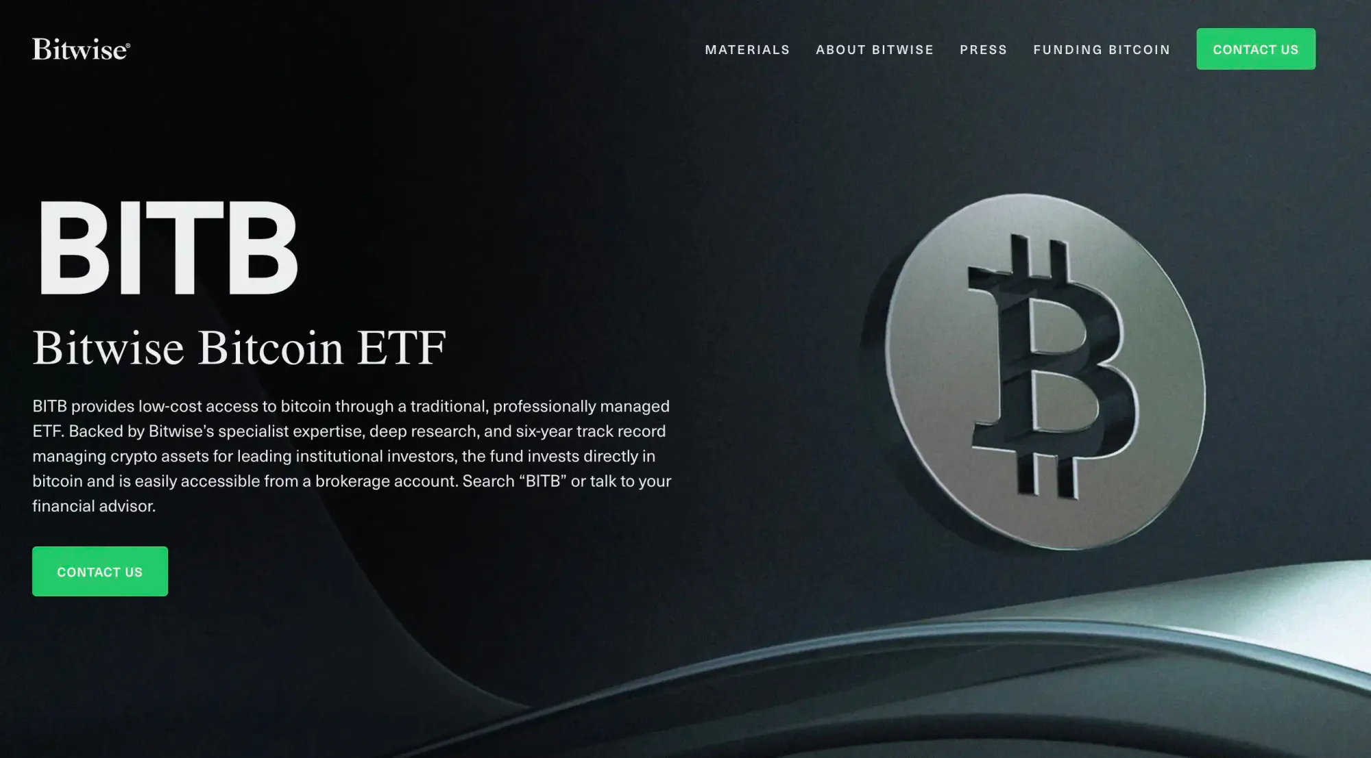Bitwise Bitcoin ETF Trust (BITB)