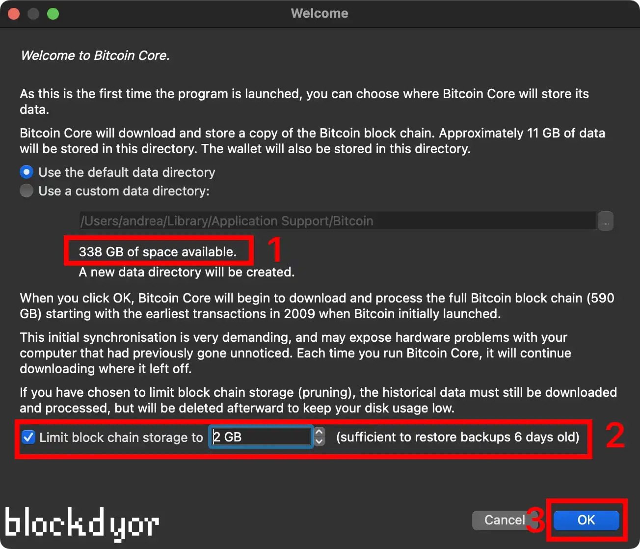 How To Download & Install Bitcoin Core Step 4