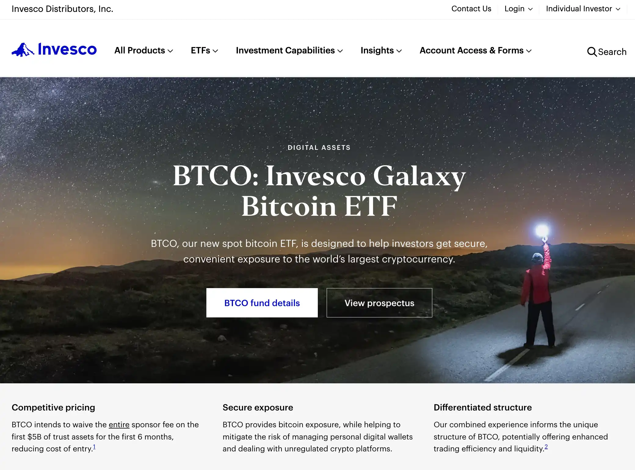 Invesco Galaxy Bitcoin ETF (BTCO)