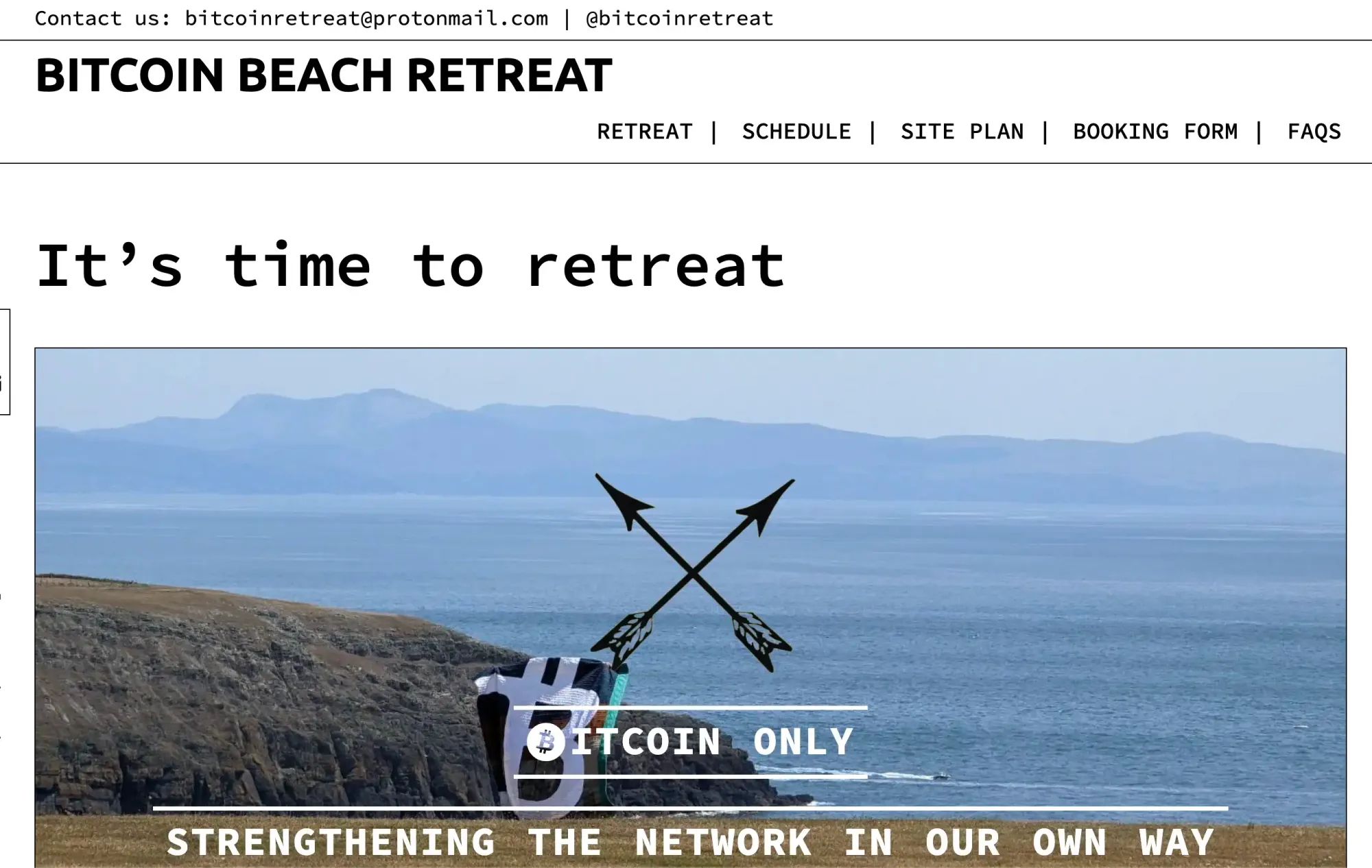 Bitcoin Beach Retreat