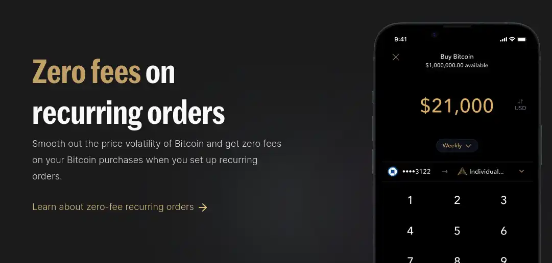 River Zero Fees on Recurring Orders