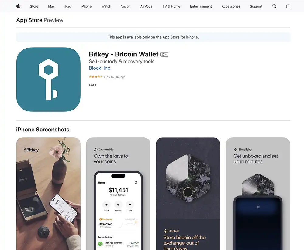 Bitkey App
