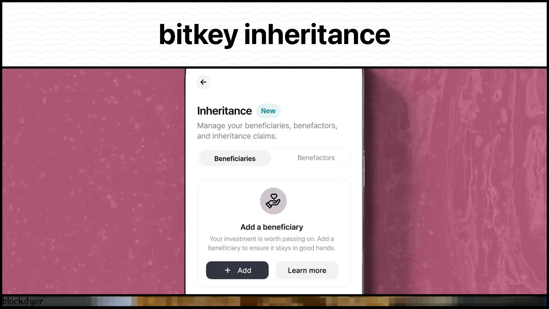 Bitkey Inheritance