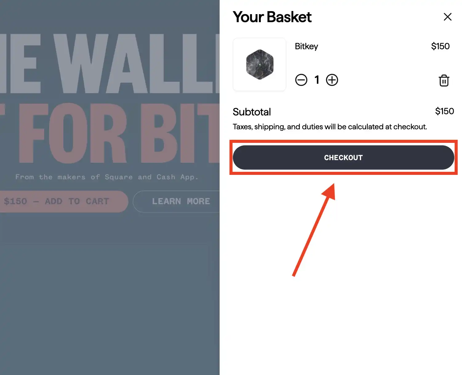 How To Buy Bitkey Step 2