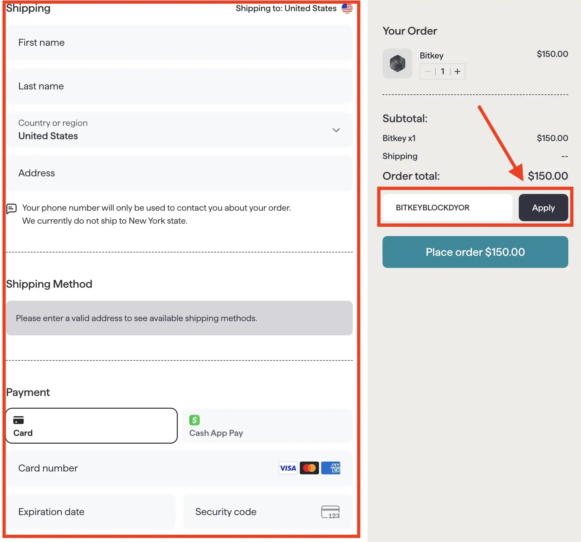 How To Buy Bitkey Step 3