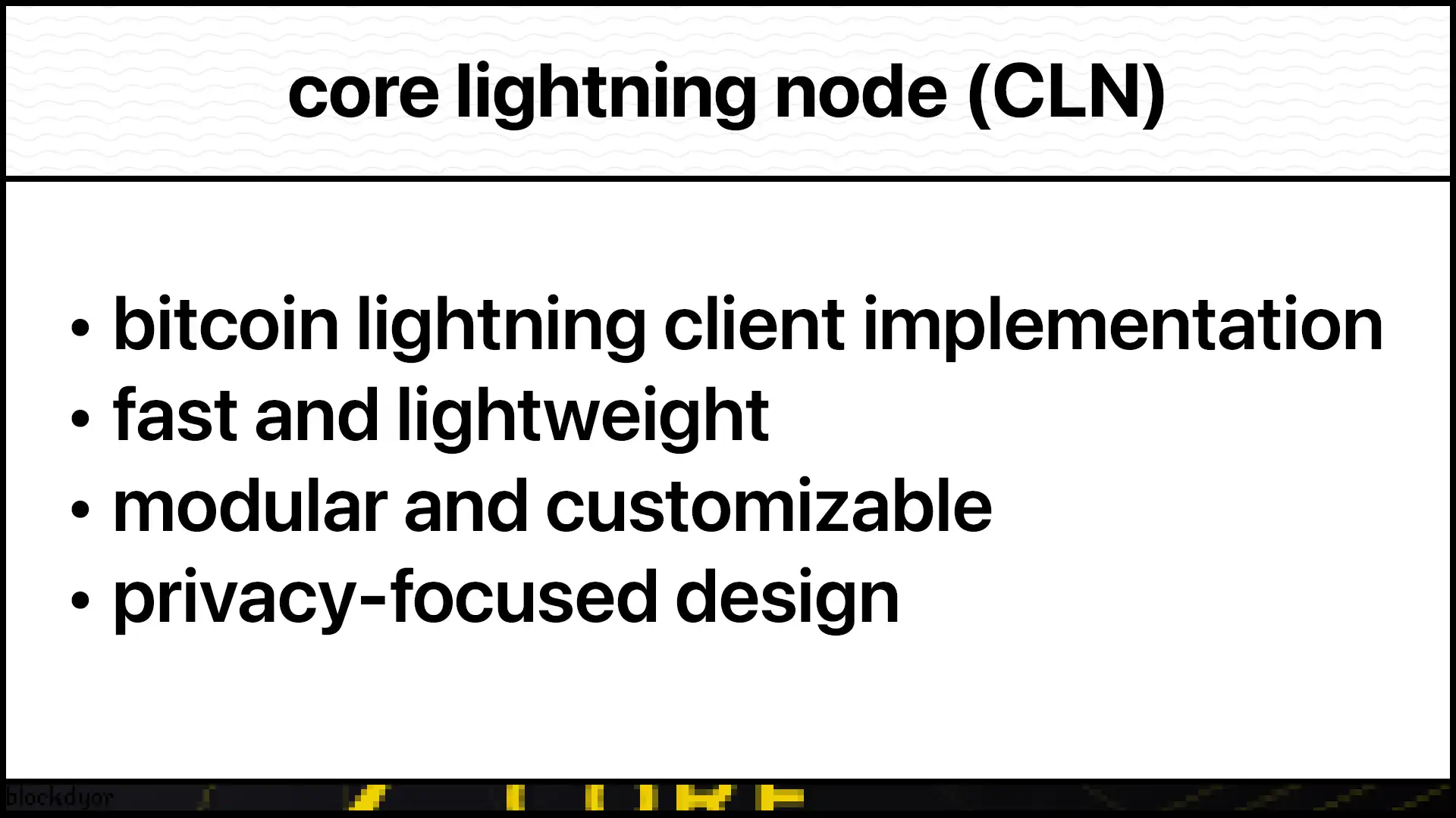 Core Lightning Node Overview