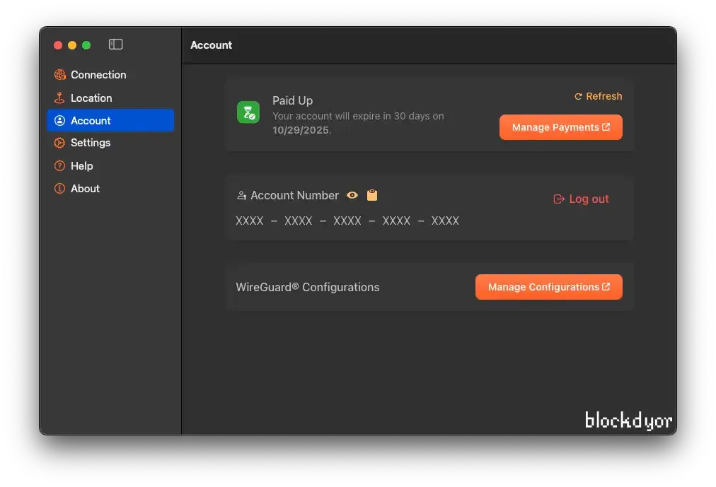 Obscura VPN Account