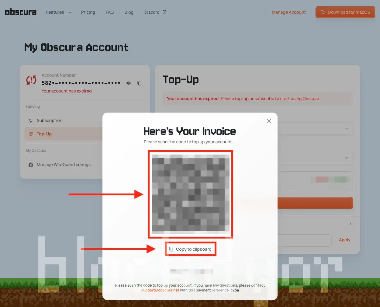 Obscura VPN Install Step 8