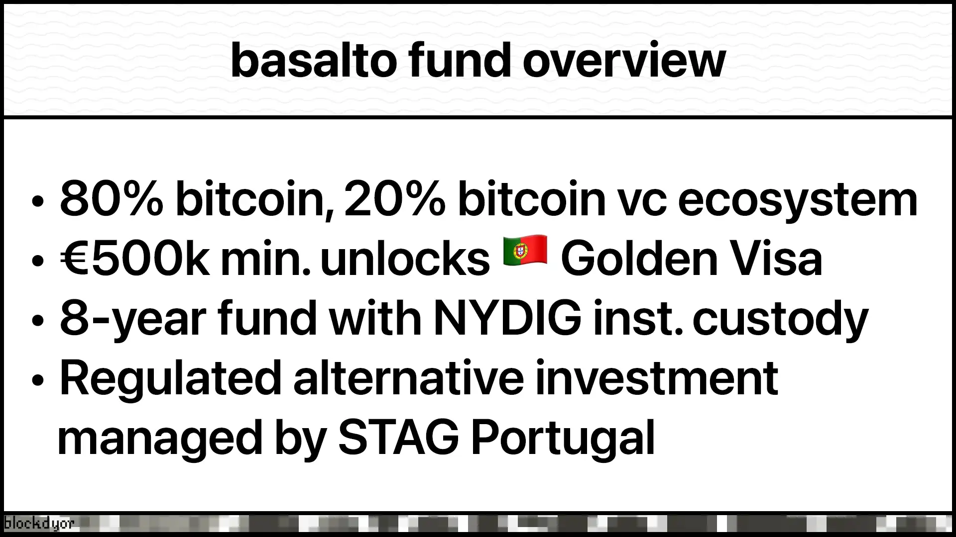 Basalto Fund Overview