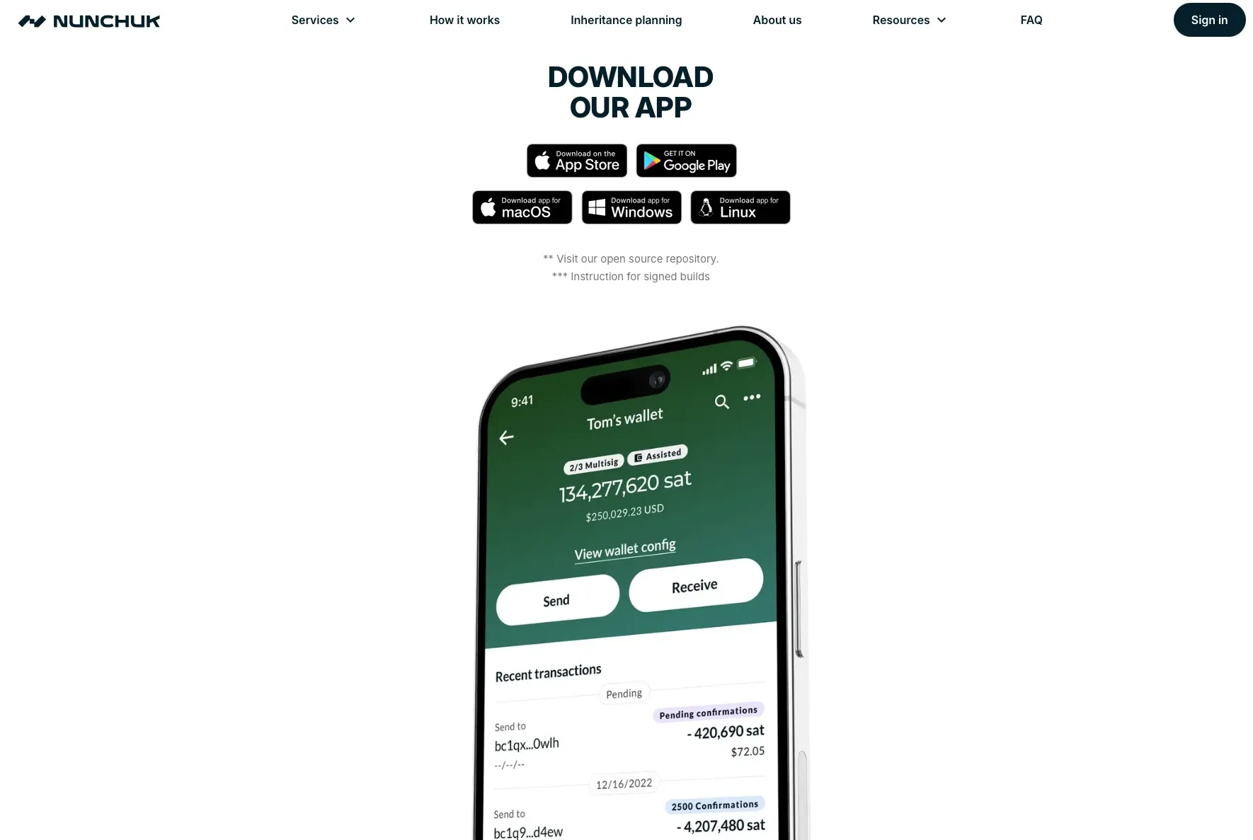 Nunchuk App