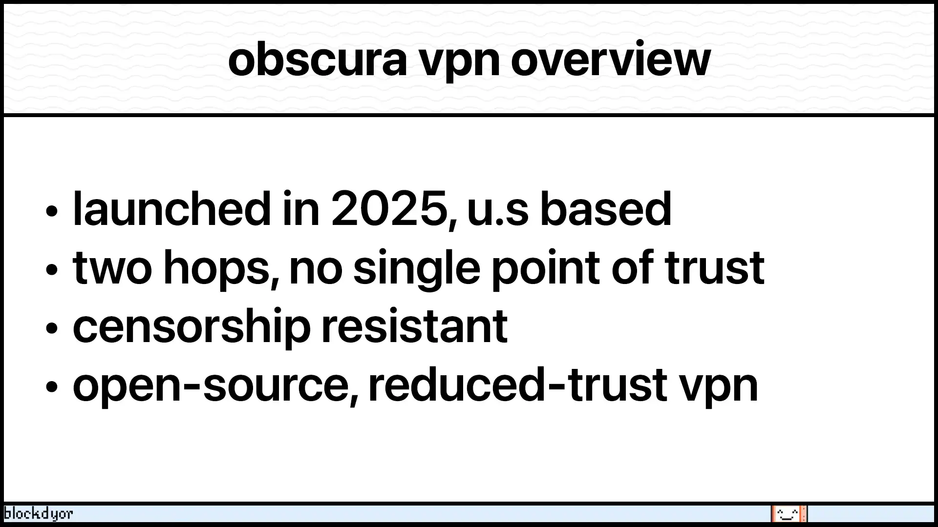 Obscura VPN Overview