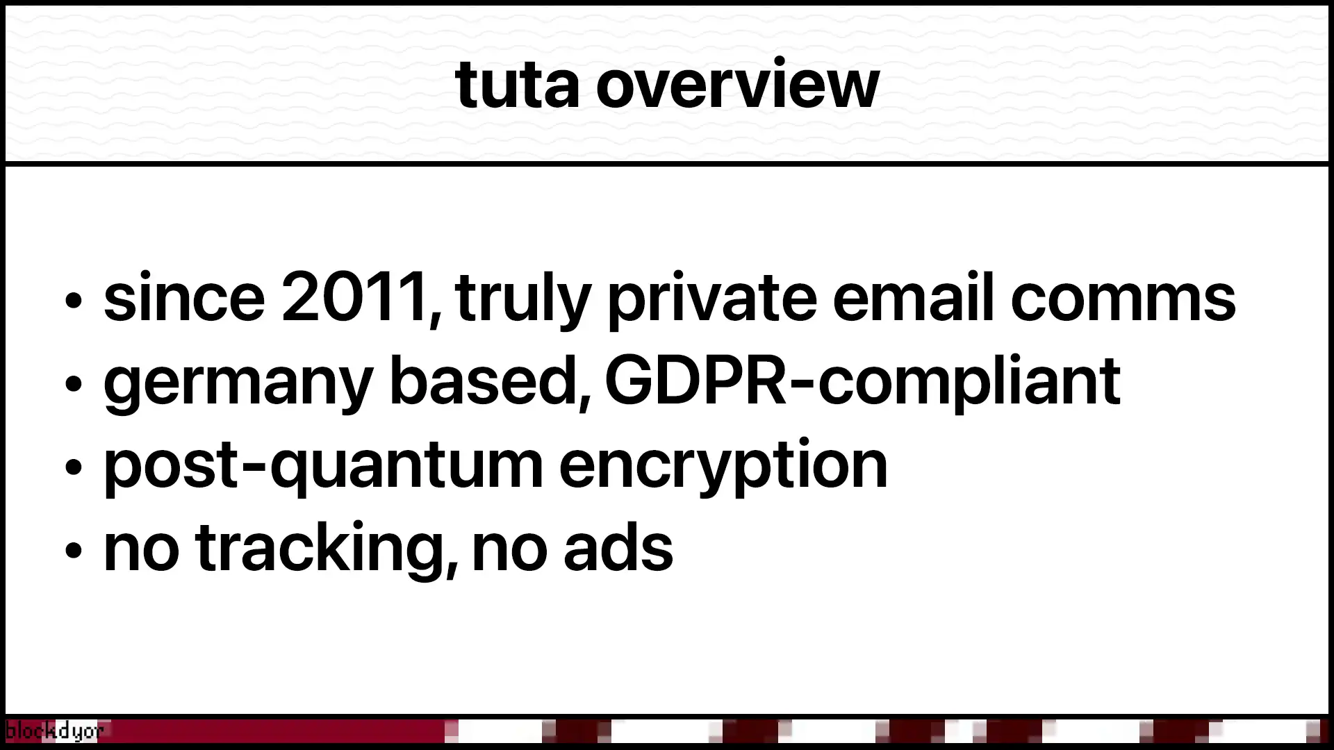 Tuta Overview