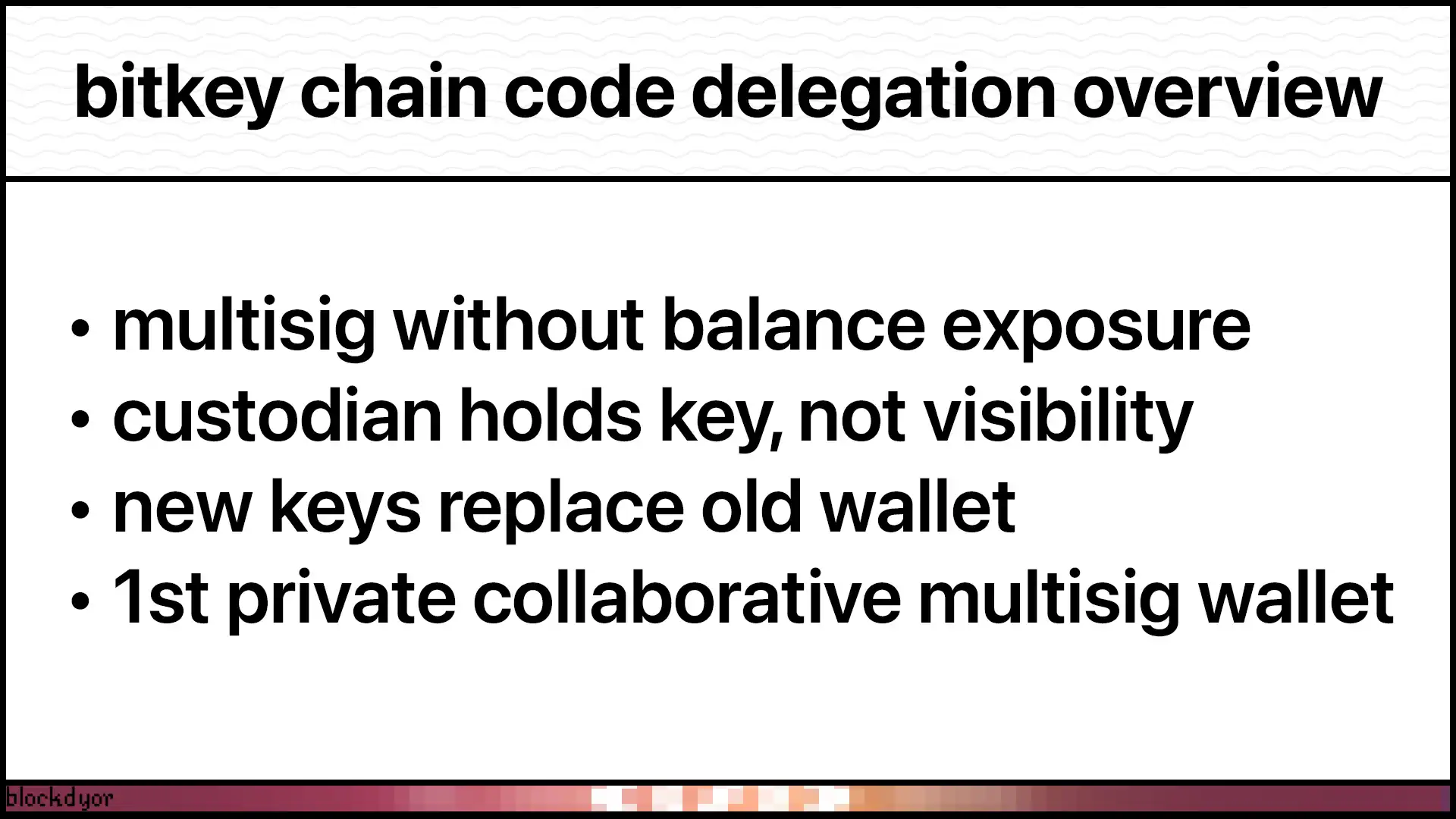 Bitkey Chain Code Delegation Overview