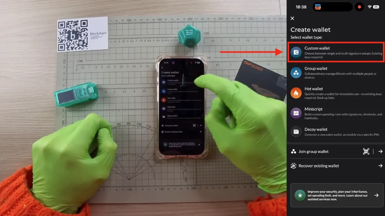 Create The Multisig Wallet Step 1