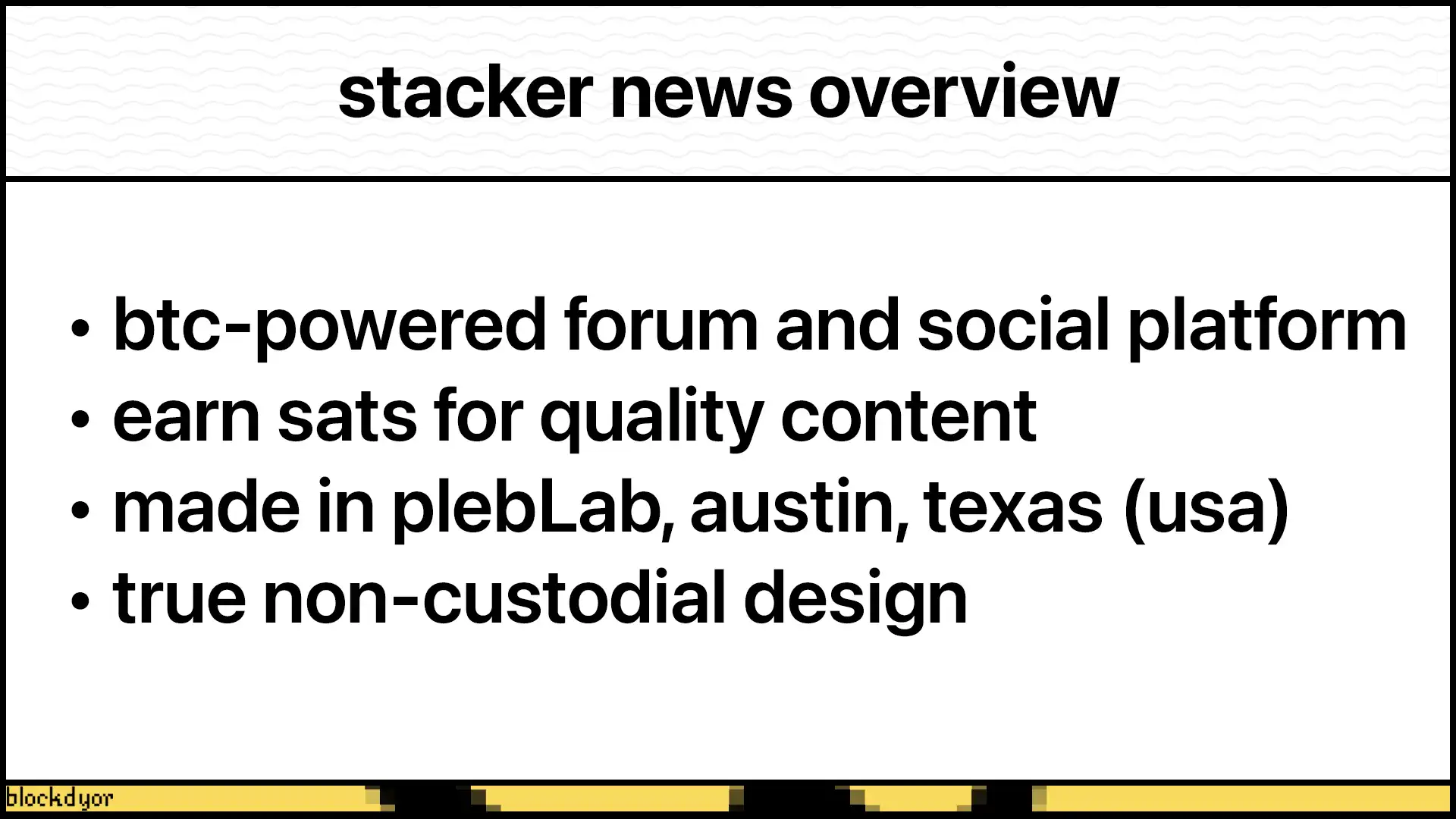 Stacker News Overview
