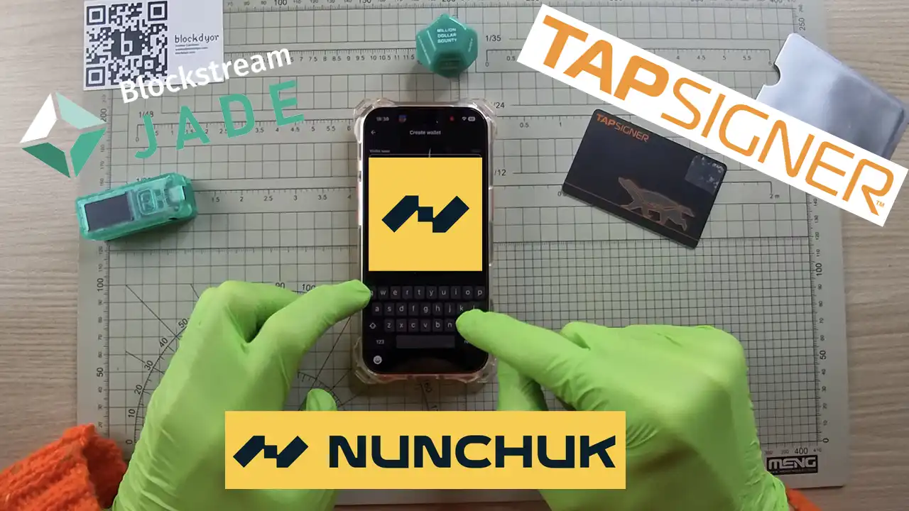 DIY bitcoin multisig wallet with nunchuk