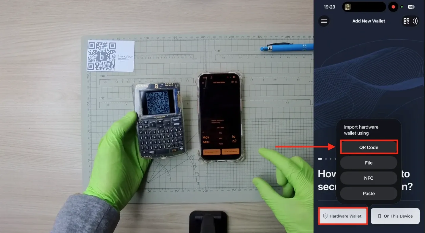 COLDCARD Q Exporting The XPUB