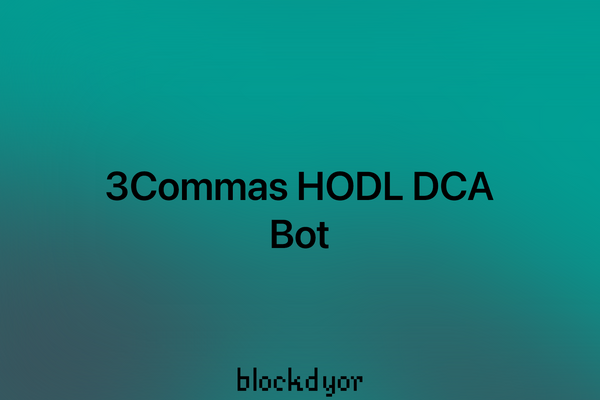 3Commas HODL DCA Bot