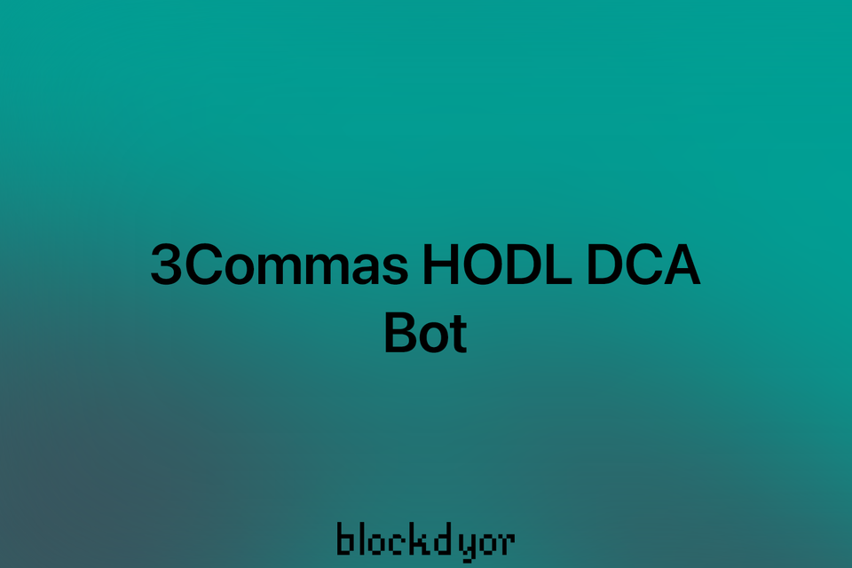 3Commas HODL DCA Bot